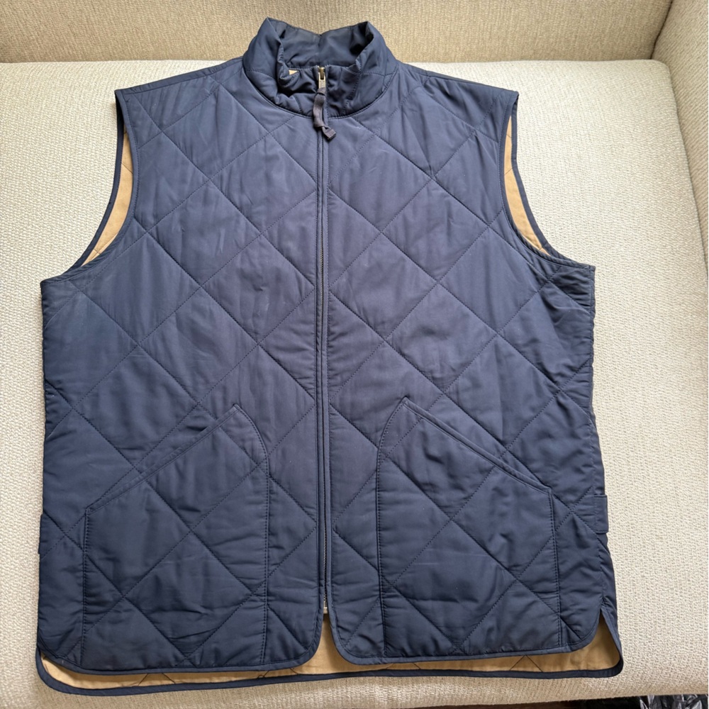 J. Crew Tan Quilted Outerwear